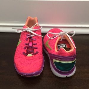 Nike Free Fit 2 neon sneakers